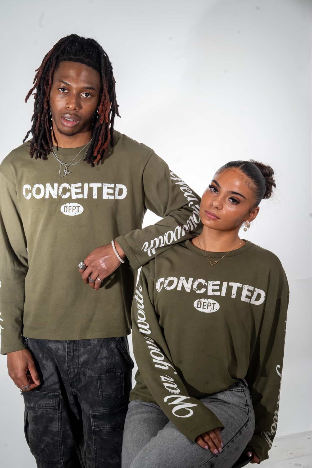 Green Conceited Dept Longsleeve (PREORDER 1-2 WEEKS)