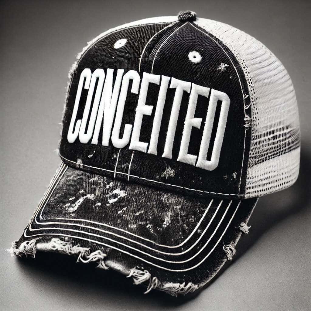(PRE ORDERS 4-8 WEEKS) Black and white Distressed hat